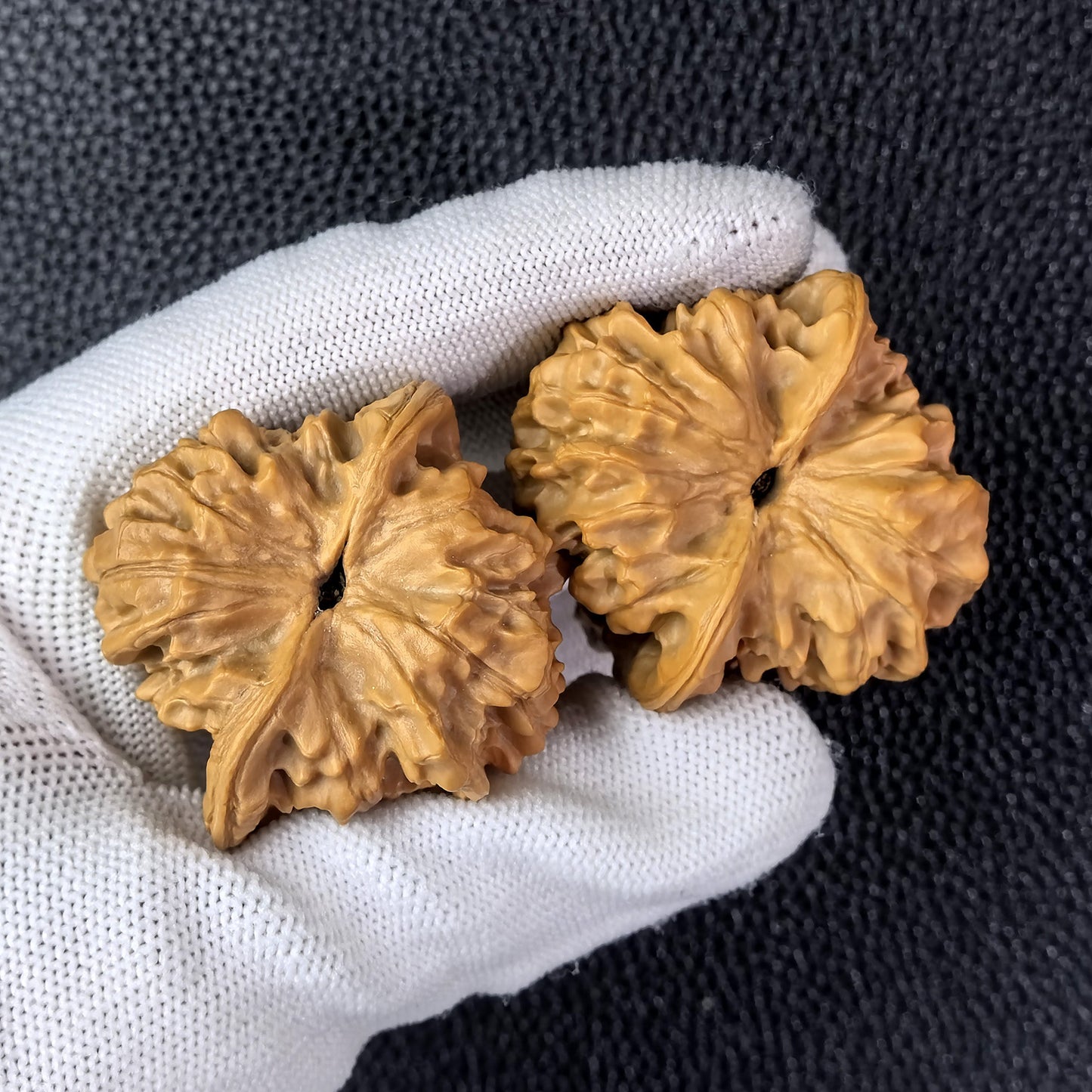 The "Fortune Gourd" (Hu Lu) Pair | 42.0mm x 43.0mm | FLHL-05 - ThePatinaProject