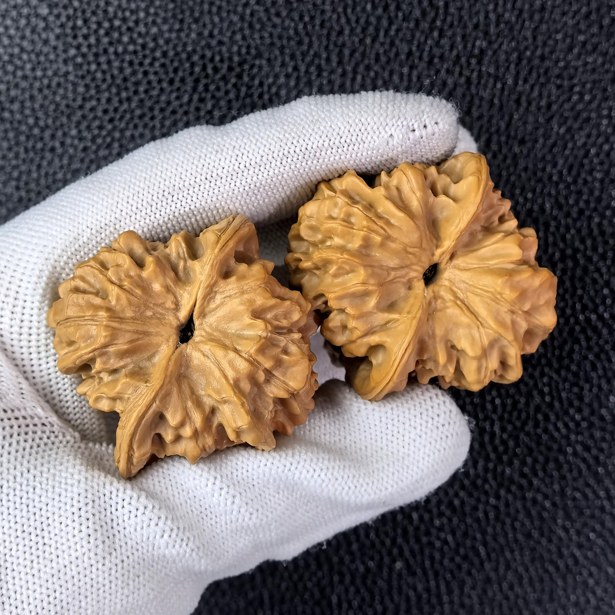 The "Fortune Gourd" (Hu Lu) Pair | 42.0mm x 43.0mm | FLHL-05 - ThePatinaProject