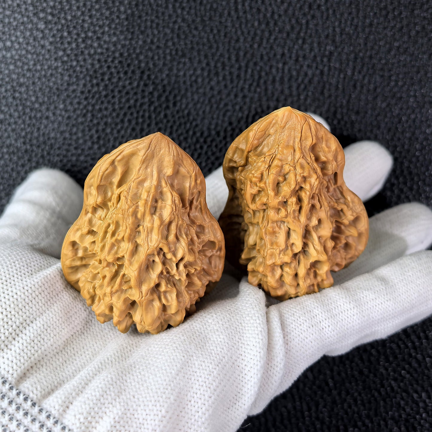 The "Fortune Gourd" (Hu Lu) Pair | 42.0mm x 43.0mm | FLHL-05 - ThePatinaProject