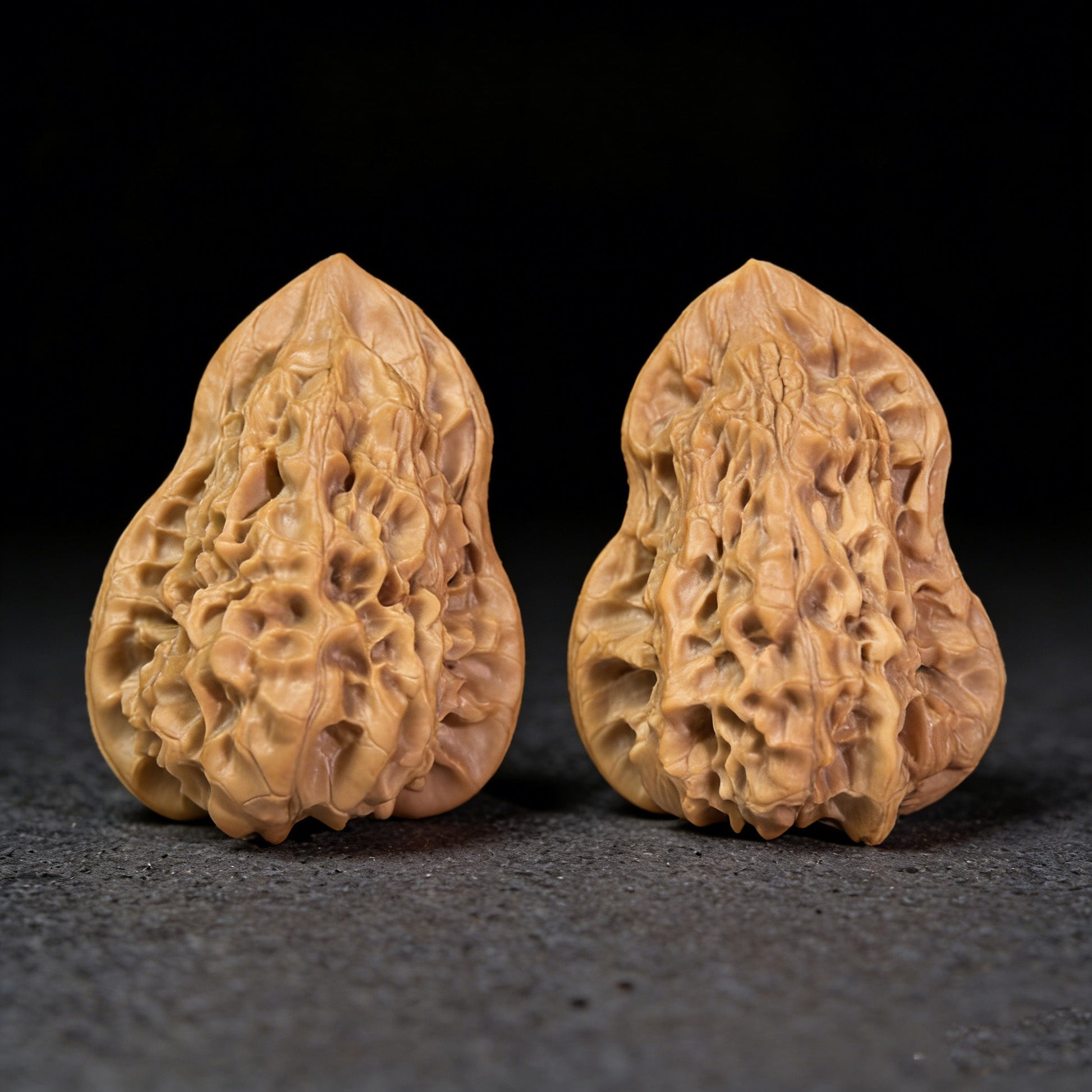 The "Fortune Gourd" (Hu Lu) Pair | 42.0mm x 43.0mm | FLHL-05 - ThePatinaProject