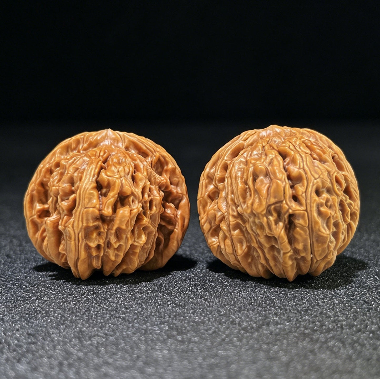 The "Four-Pavilion Tower" (Sizuolou) Premium Balanced Pair | 41.0mm x 42.0mm | Chrysanthemum Base Edition | SZL-904 - ThePatinaProject
