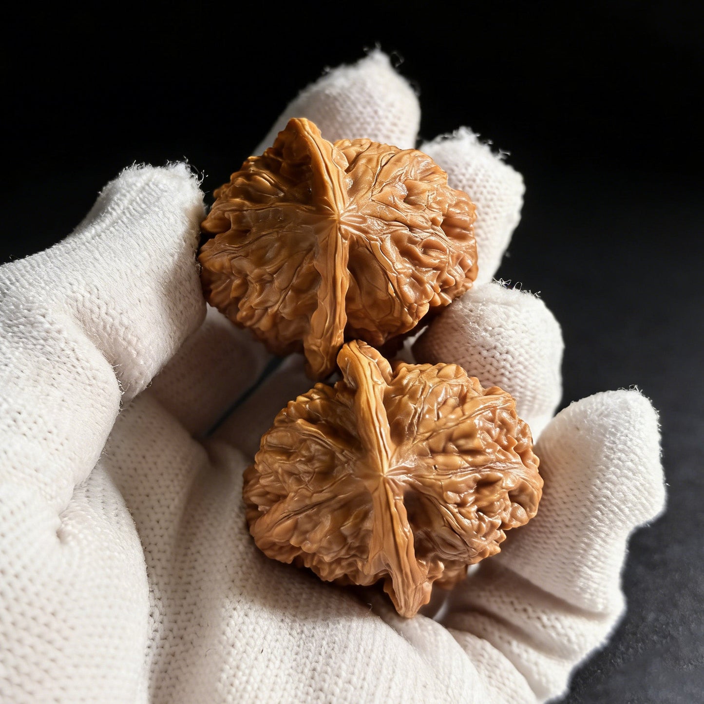 The "Gecko Luohan Head" (Bihu Luohan Tou) Pair | 35.0mm | BHLHT-01 - ThePatinaProject