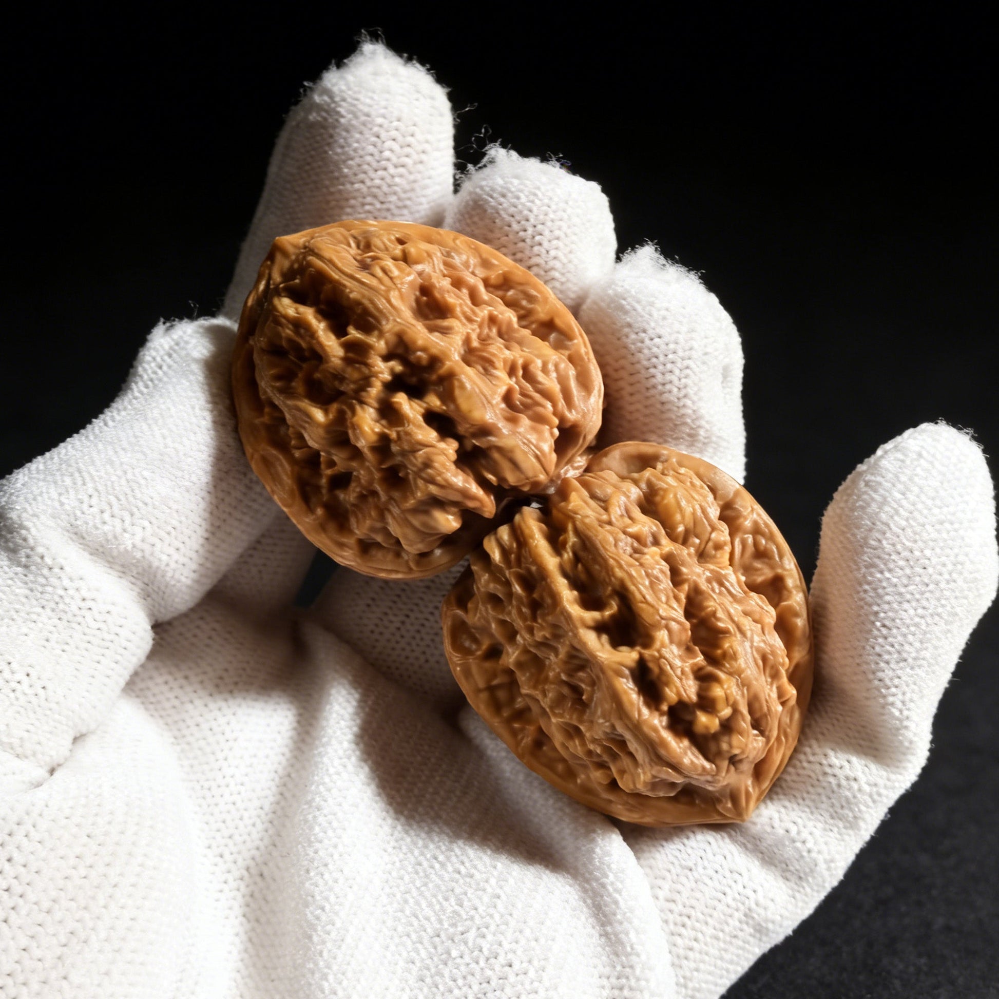 The "Gecko Luohan Head" (Bihu Luohan Tou) Pair | 35.0mm | BHLHT-01 - ThePatinaProject