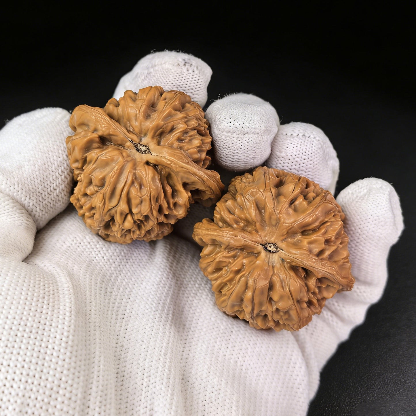 The "General's Shoulders" (Hua Bei Jiang Jun Pang) Pair | 39.0mm x 38.0mm | HBZJB-01 - ThePatinaProject