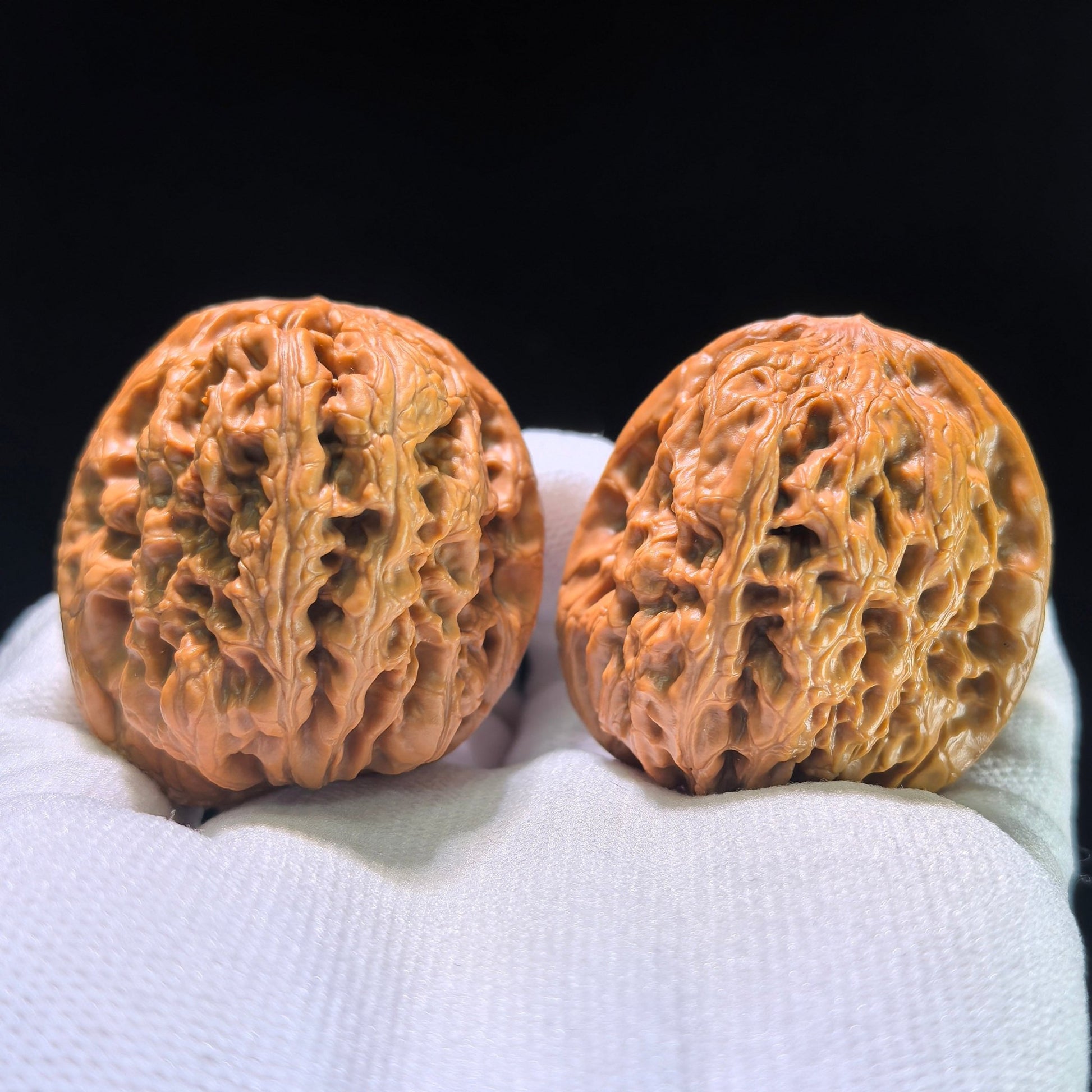 The "General's Shoulders" (Jiang Jun Bang) Balanced High-Stature Pair | 45.0mm x 45.0mm | HBJJB-901 - ThePatinaProject