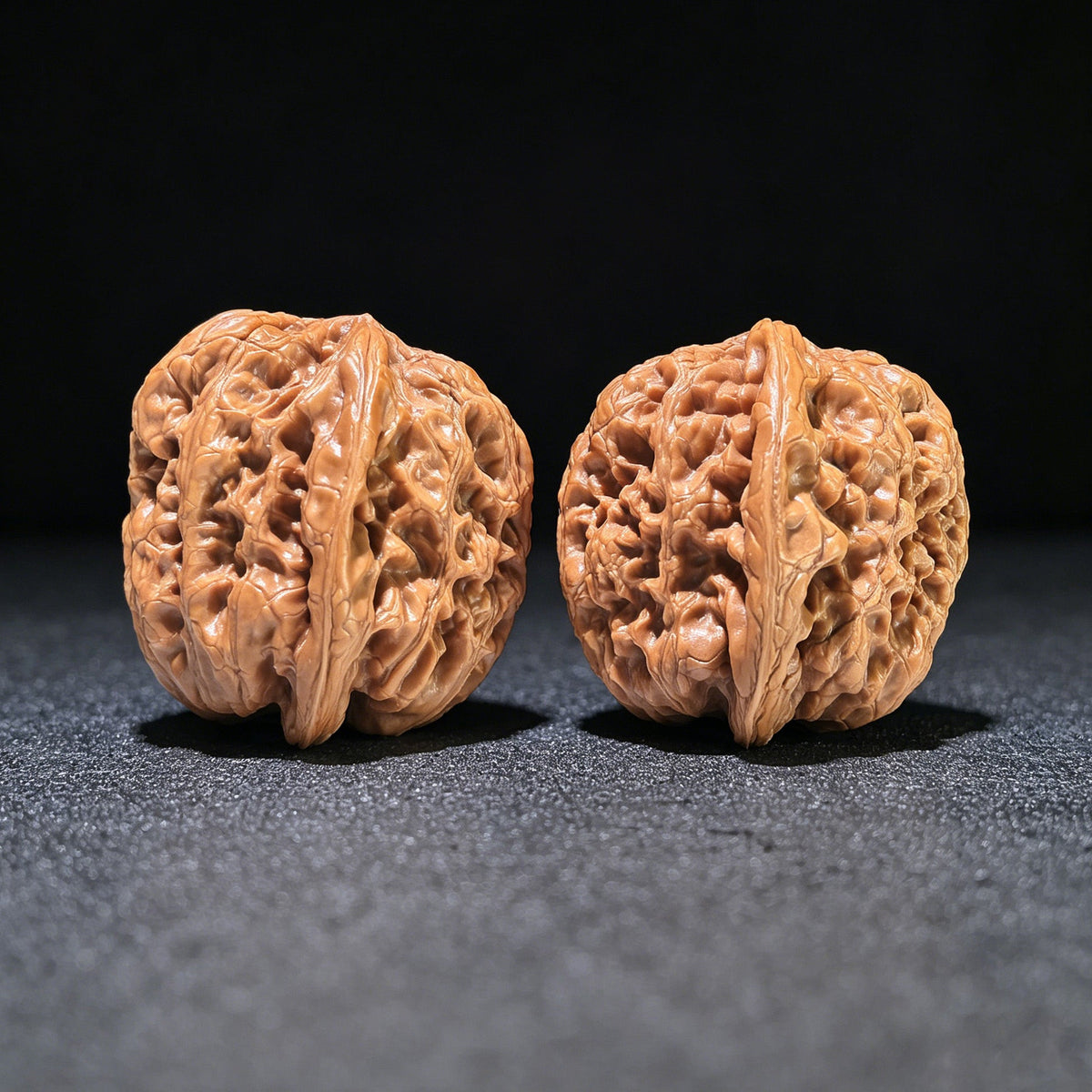 The "General's Shoulders" (Jiang Jun Bang) Balanced High-Stature Pair | 45.0mm x 45.0mm | HBJJB-901 - ThePatinaProject