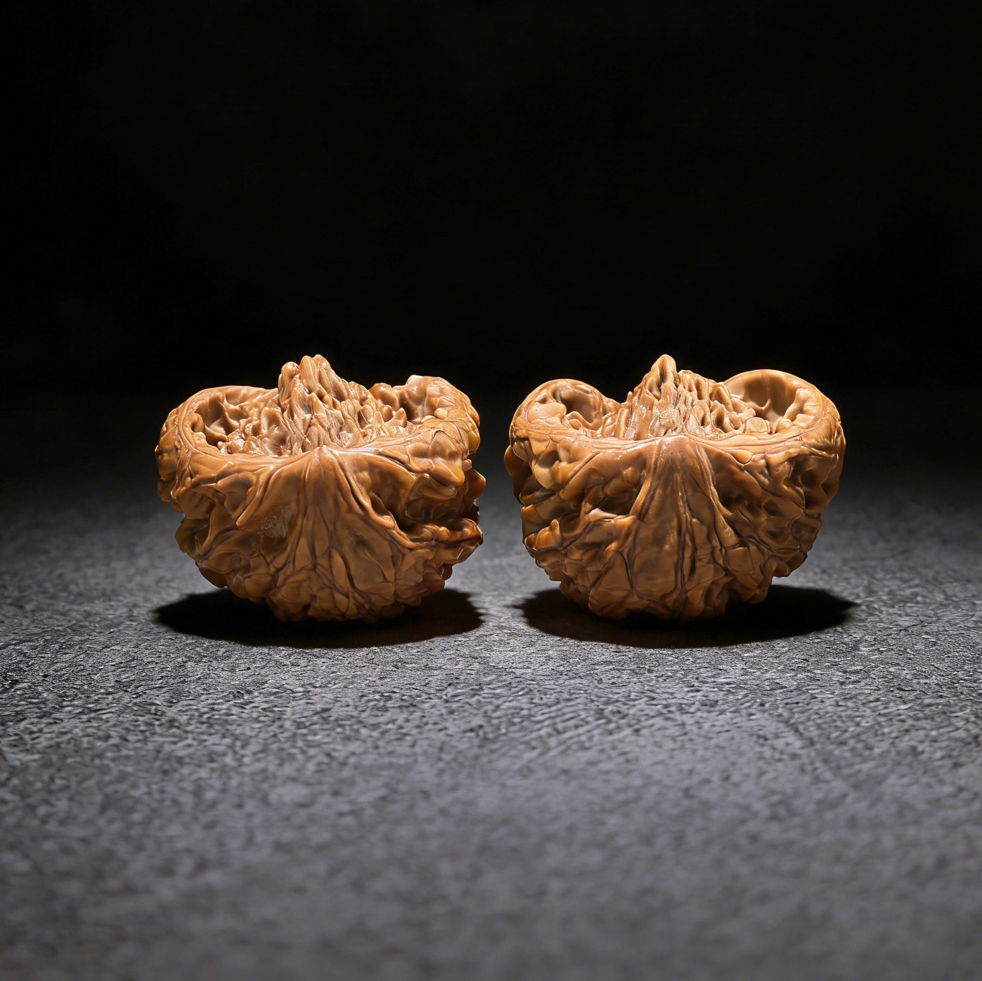 The "Golden Mountain Treasure Bowl" Snake Head Pair | Collection Grade | 46.0mm x 37.0mm | JSJBP-001S - ThePatinaProject