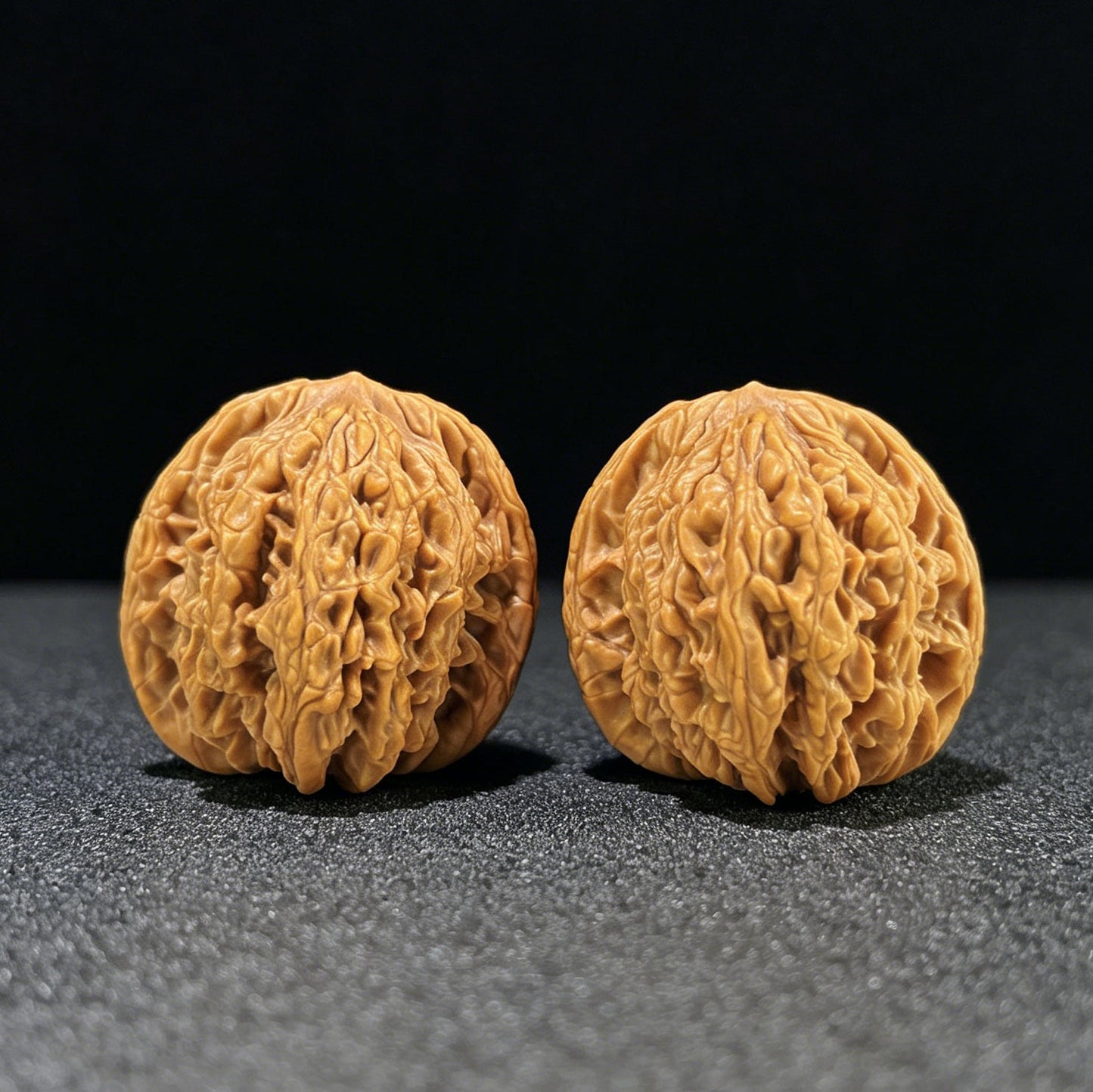 The "Golden Wheat Ear" Tiger Head (Mai Sui Hu Tou) Premium Collector's Pair | 44.0mm x 44.0mm | 1:1 Perfect Isometric Standard | MSHT-1002 - ThePatinaProject