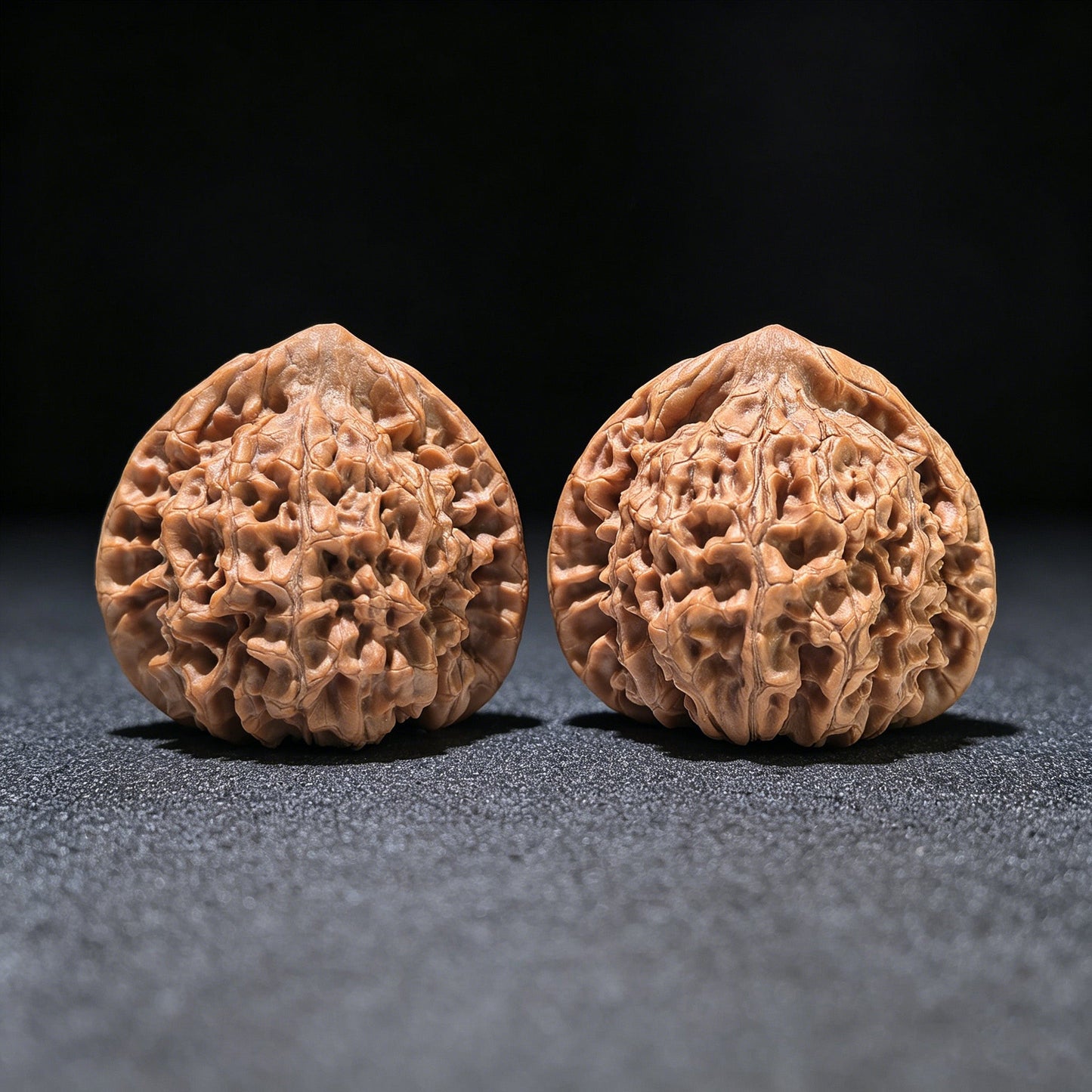 The "Grand Guanmao" Concave-Base Matched Pair | 50.0mm x 44.0mm | DGM-1202C - ThePatinaProject