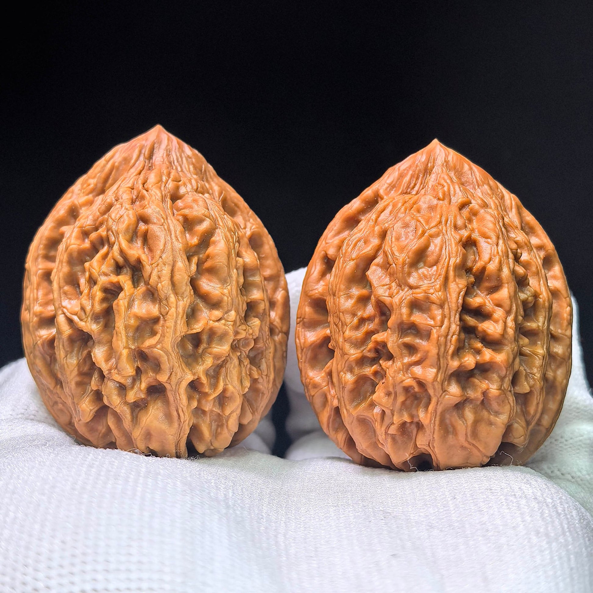 The "Great Weathered Rock" (Da Ku Shi) Premium Low-Profile Pair | 43.0mm x 42.0mm | DKS-1301C - ThePatinaProject