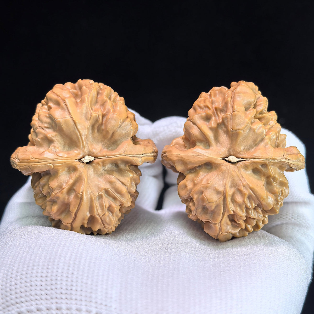The "Happy Reunion" (He Huan) Ultra-Plump Pair | 43.0mm x 46.0mm | HH-704 - ThePatinaProject