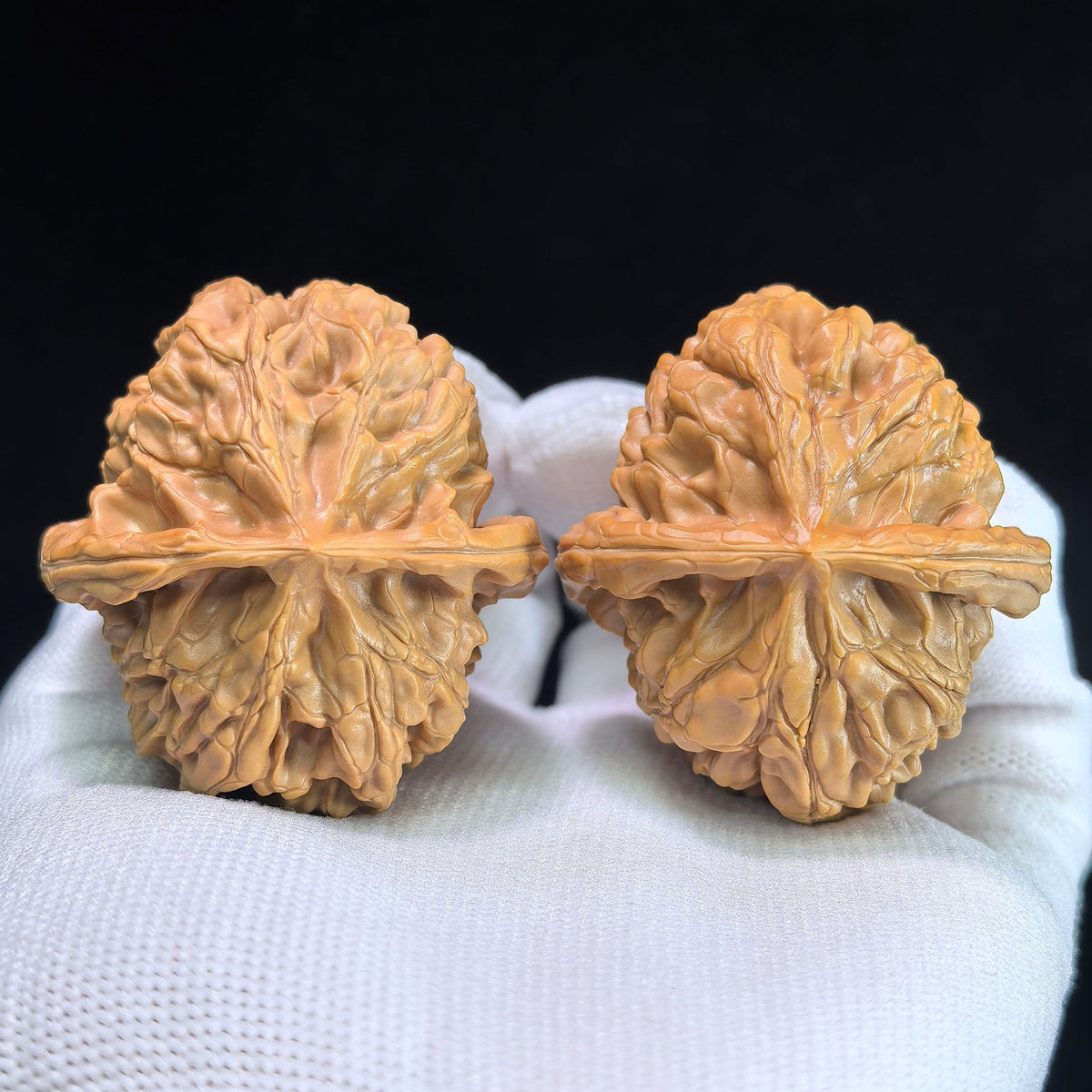 The "Happy Reunion" (He Huan) Ultra-Plump Pair | 43.0mm x 46.0mm | HH-704 - ThePatinaProject