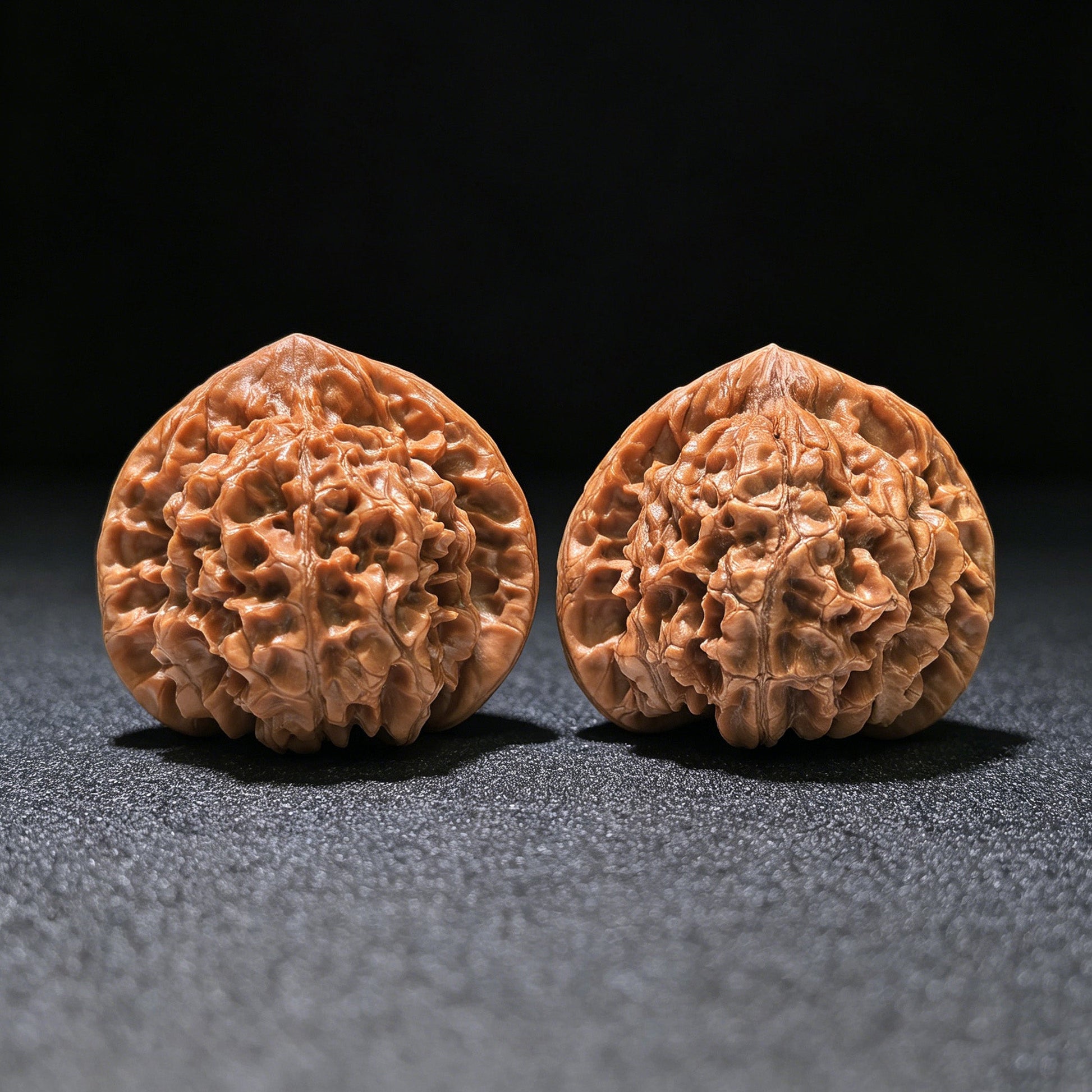 The "Heart-Shaped Concave Base Big Official Hat" Boutique Pair | 48.0mm x 45.0mm | DGM-1205C - ThePatinaProject