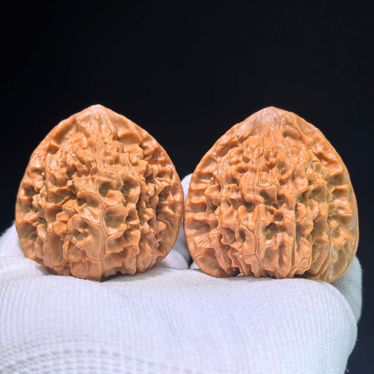 The "Heart-Shaped Concave Base Big Official Hat" Masterpiece Pair | 49.0mm x 45.0mm | DGM-1204C - ThePatinaProject