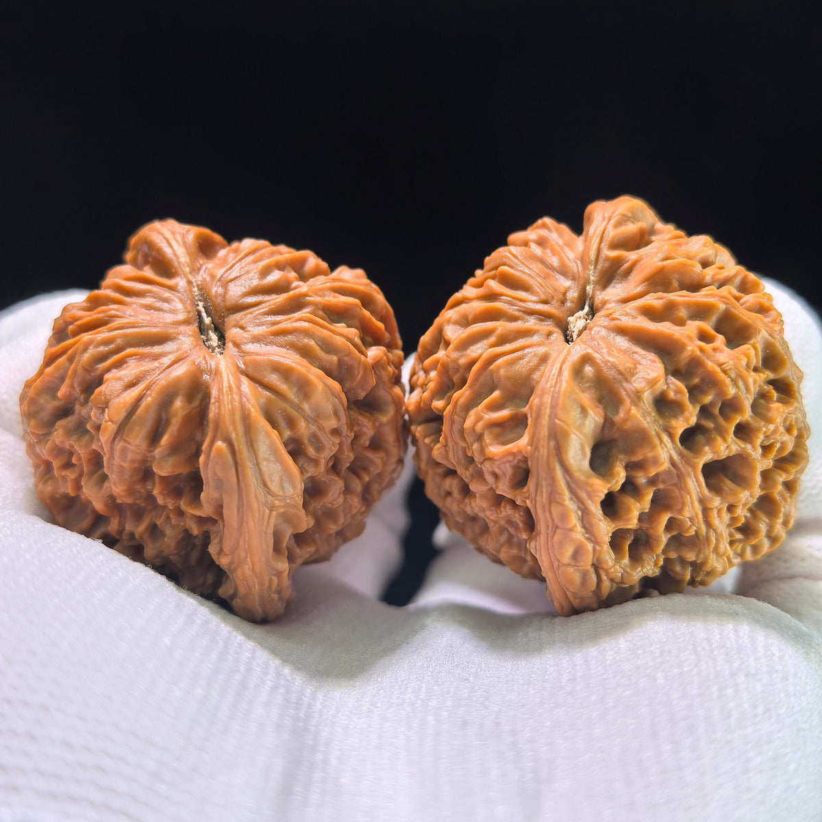 The "Heart-Shaped Concave Base" Nanjiangstone Elite Pair | 42.0mm x 40.0mm | NJS-1206C - ThePatinaProject