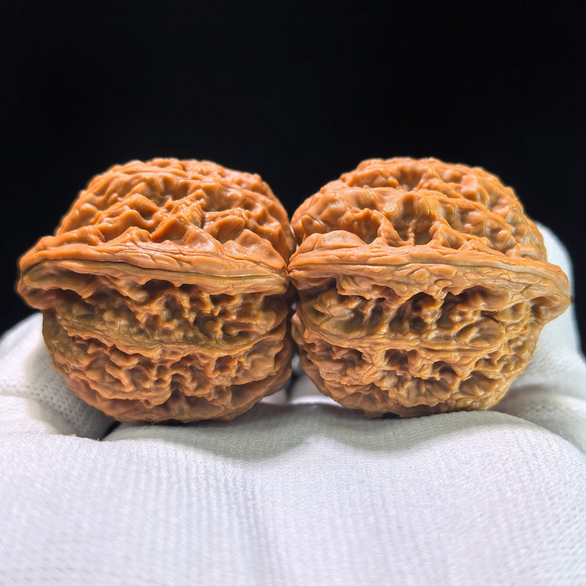 The "Heart-Shaped Concave Base" Nanjiangstone Elite Pair | 42.0mm x 40.0mm | NJS-1206C - ThePatinaProject