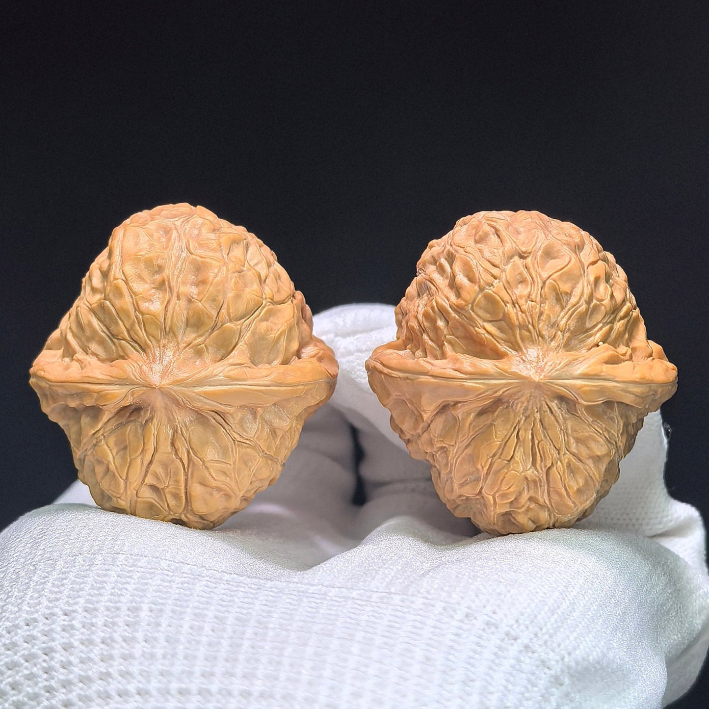 The "Heirloom Squat Pumpkin" (Nan Gua Dun) Collector-Grade Deep-Belly Pair | 38.0mm x 42.0mm | NGD-1402 - ThePatinaProject