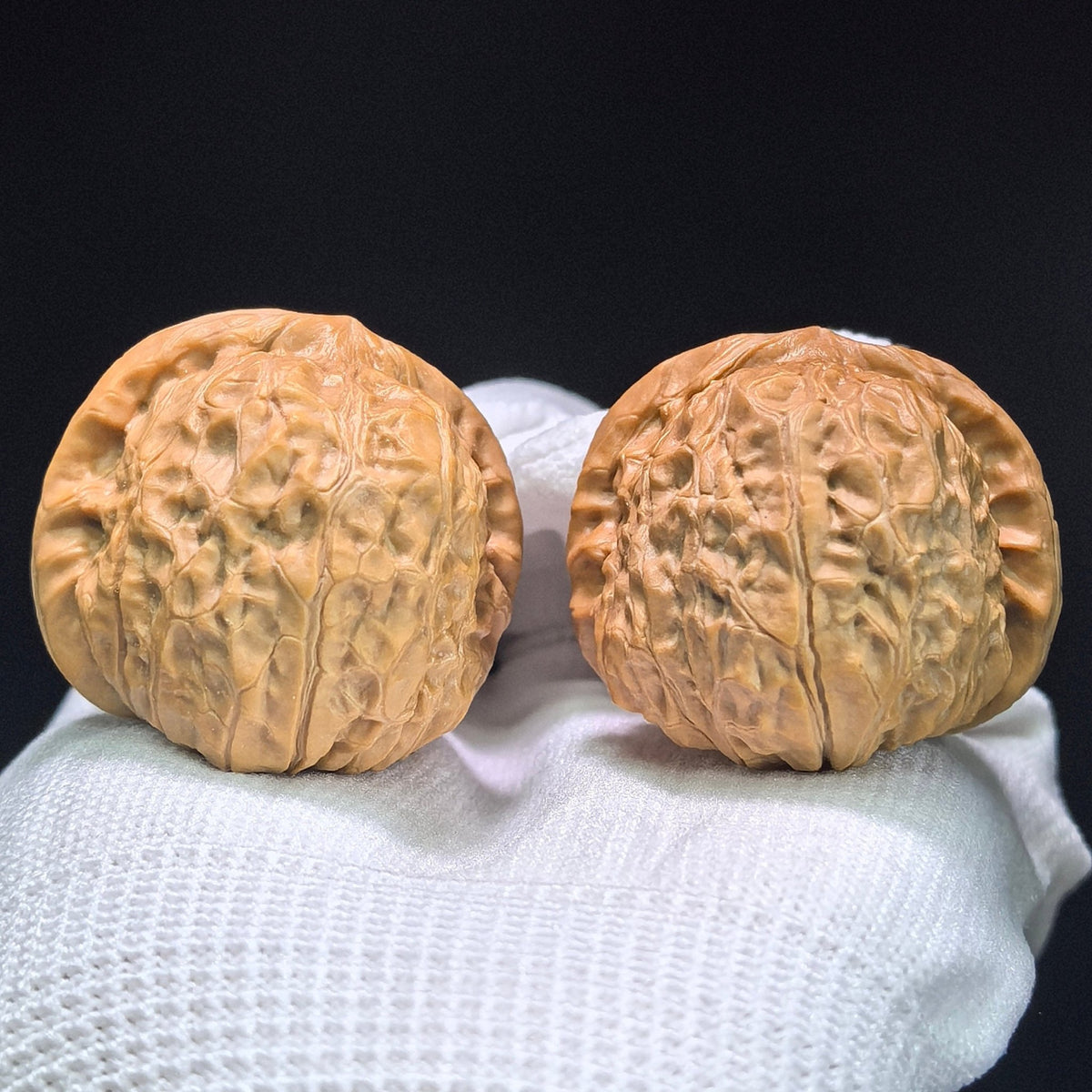 The "Heirloom Squat Pumpkin" (Nan Gua Dun) Collector-Grade Deep-Belly Pair | 38.0mm x 42.0mm | NGD-1402 - ThePatinaProject