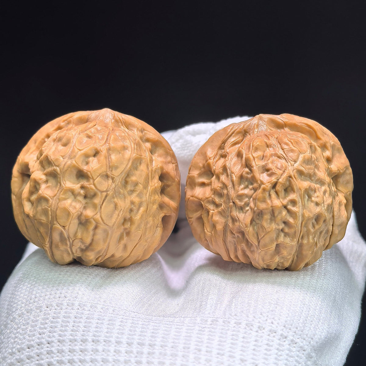 The "Heirloom Squat Pumpkin" (Nan Gua Dun) Collector-Grade Deep-Belly Pair | 38.0mm x 42.0mm | NGD-1402 - ThePatinaProject