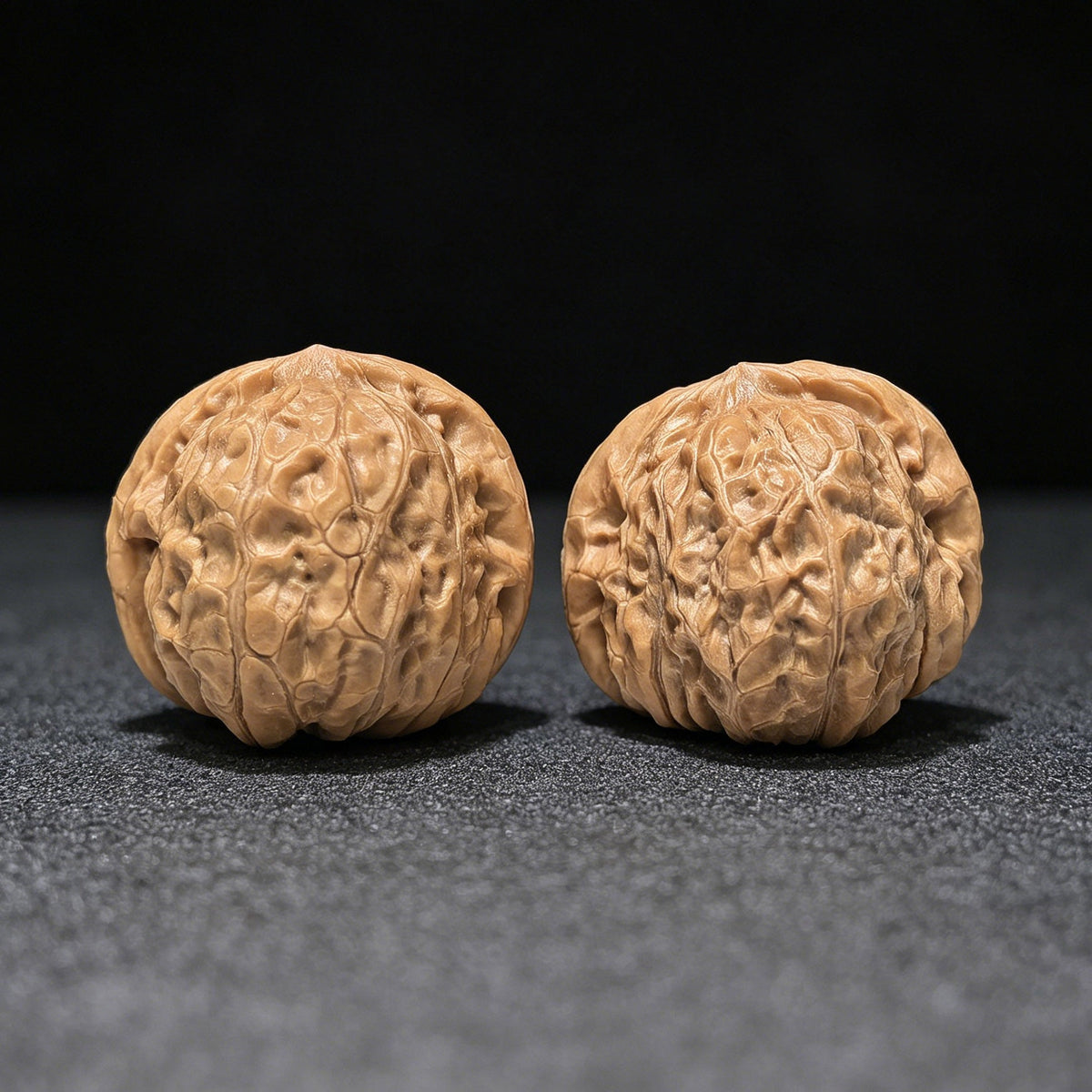 The "Heirloom Squat Pumpkin" (Nan Gua Dun) Collector-Grade Deep-Belly Pair | 38.0mm x 42.0mm | NGD-1402 - ThePatinaProject