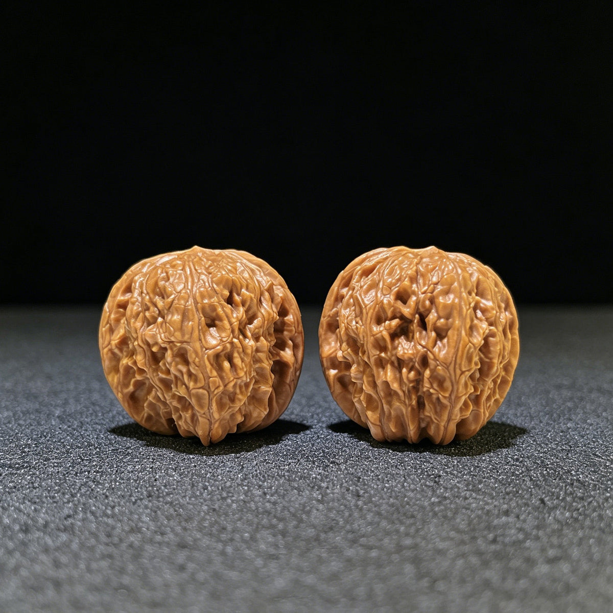 The "Heritage Millstone" (Mo Pan) Miniature Finger-Twirling Pair | 34.0mm x 36.0mm | MP-1101 - ThePatinaProject