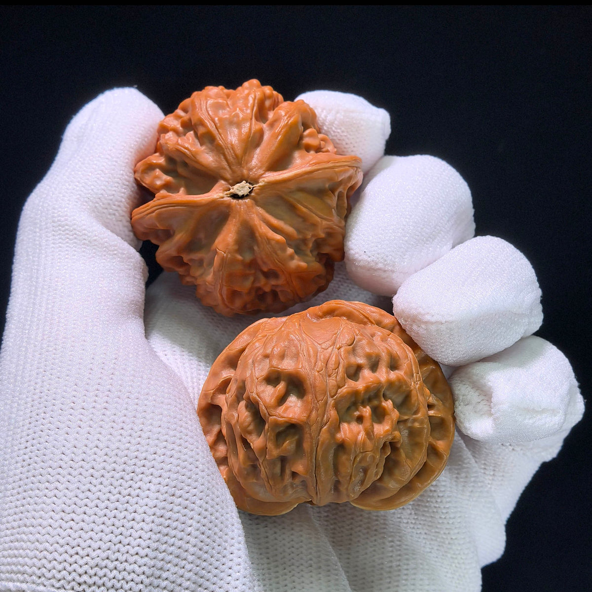 The "Hidden Tip Palace Lantern" (Menjian Gongdeng) Matched Pair | 40.0mm x 39.0mm | GD-1203C - ThePatinaProject
