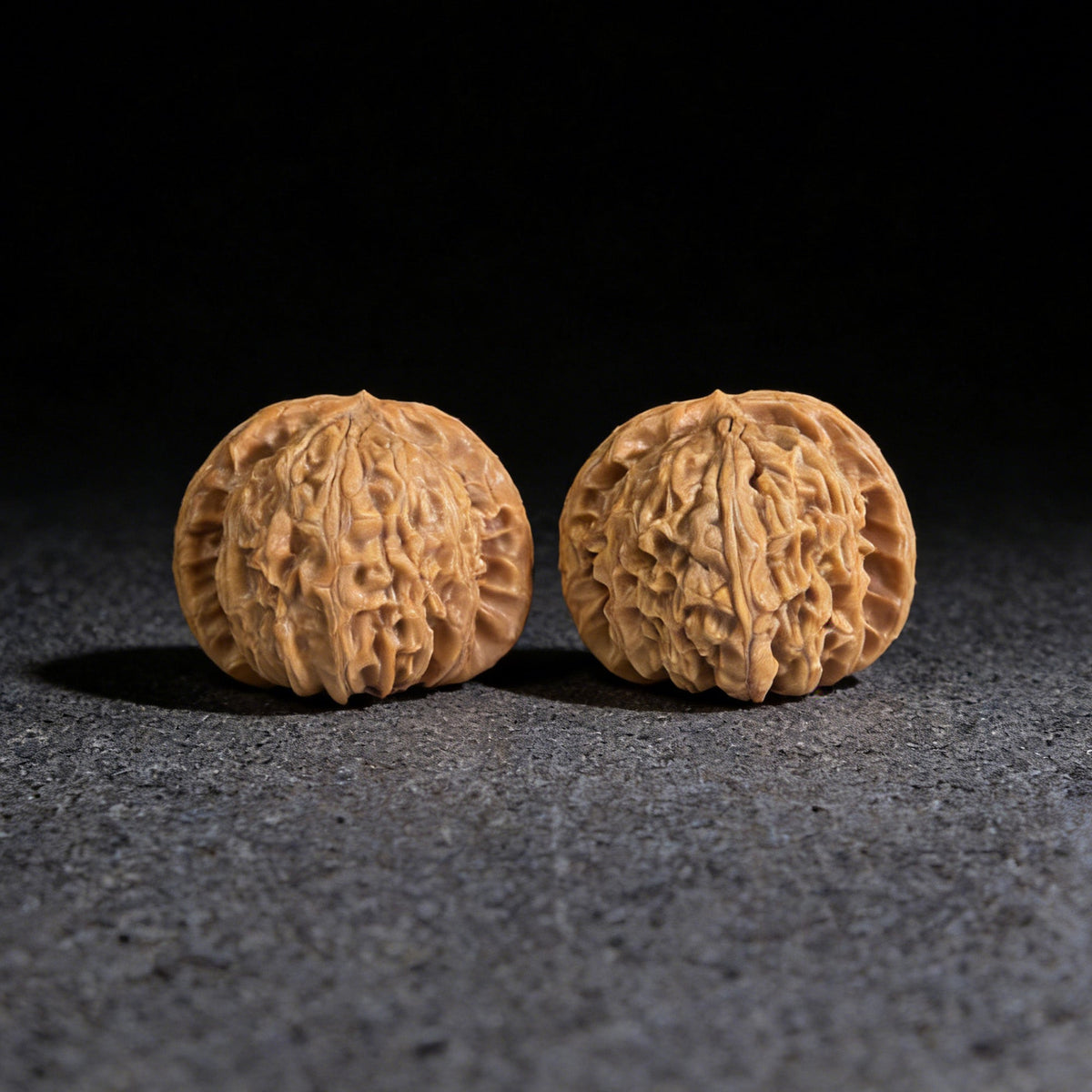 The "Hidden Tip White Lion" (Men Jian Bai Shi Zi) Pair | 39.0mm x 37.0mm | BSJ-406 - ThePatinaProject