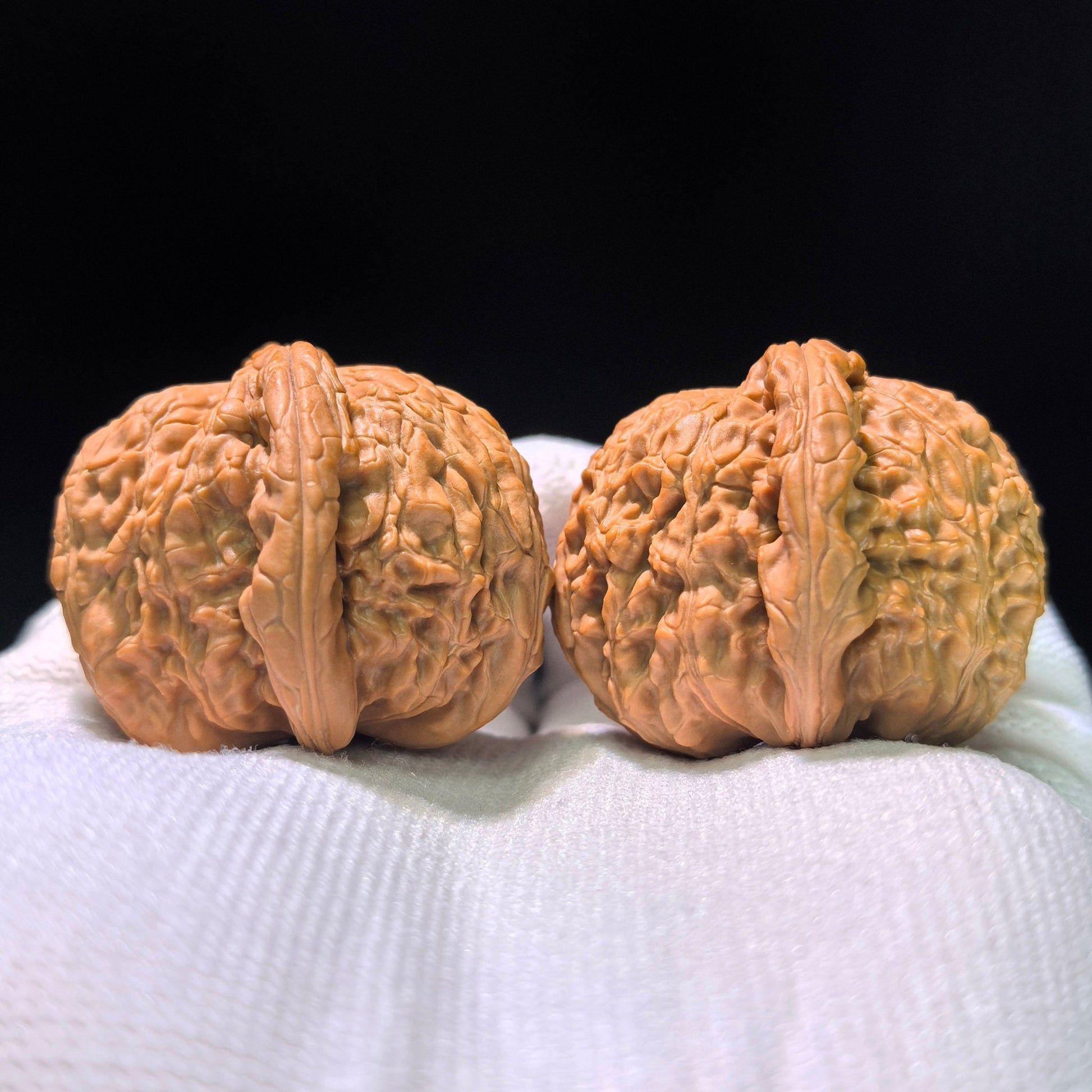 The "Hidden Tip White Lion" (Menjian Baishizi) Matched Pair | 39.0mm x 39.0mm | BSZ-1203C - ThePatinaProject