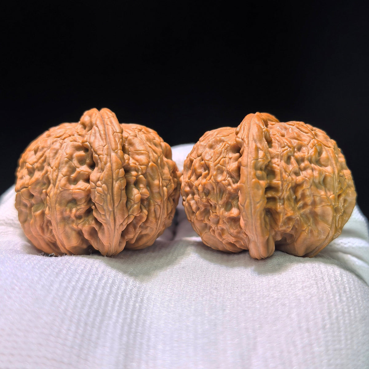 The "Hidden Tip White Lion" (Menjian Baishizi) Matched Pair | 39.0mm x 39.0mm | BSZ-1203C - ThePatinaProject