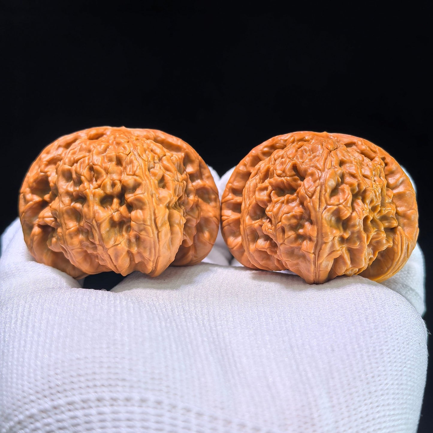 The "Hidden Tip White Lion" (Menjian Baishizi) Matched Pair | 47.0mm x 46.0mm | BSZ-1202C - ThePatinaProject