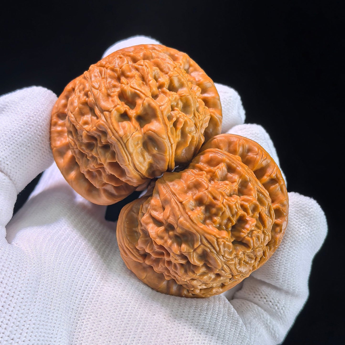 The "Hidden Tip White Lion" (Menjian Baishizi) Matched Pair | 47.0mm x 46.0mm | BSZ-1202C - ThePatinaProject