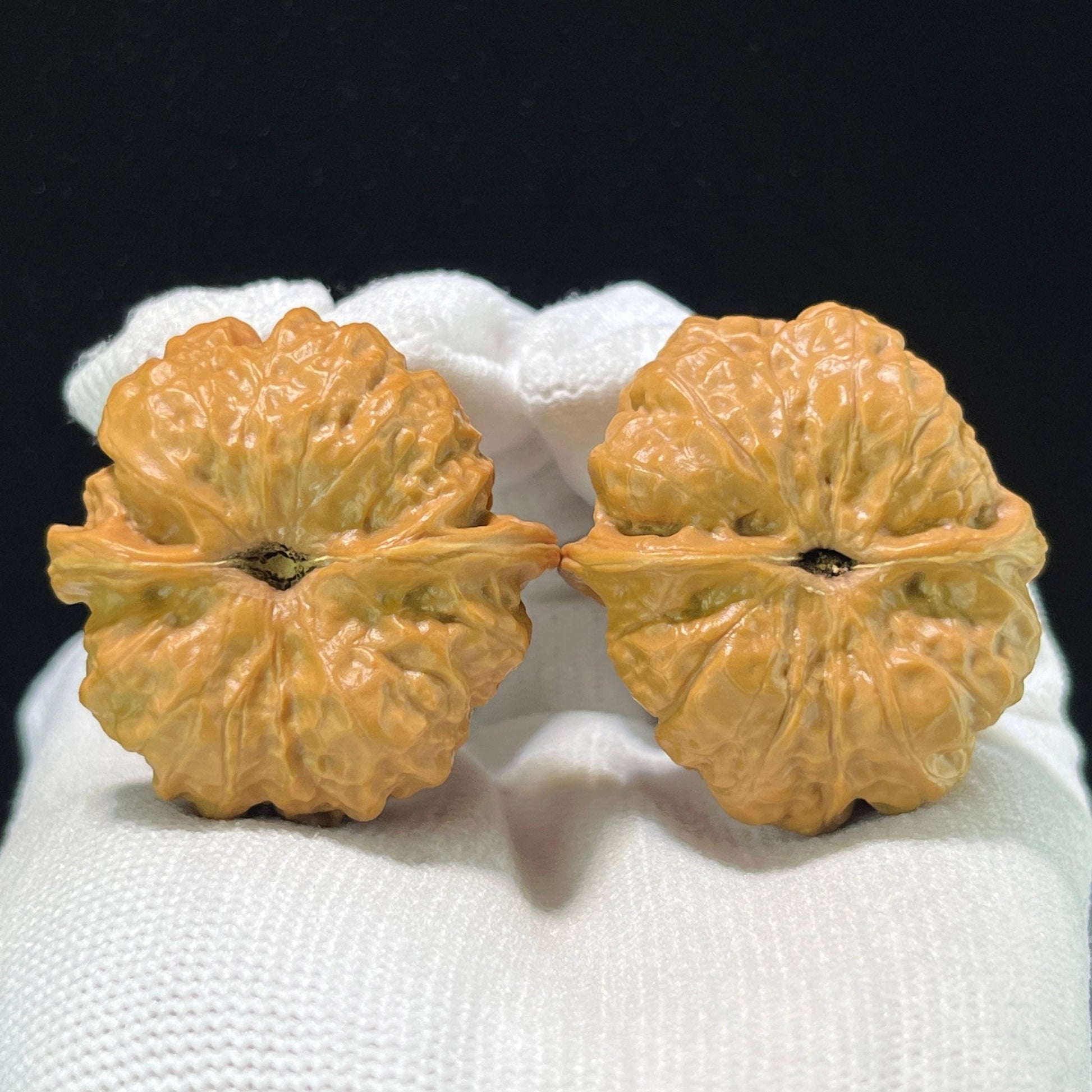 The "Horned Frog Three-Rib" (San Leng San Jiao Wa) Premium Heavy-Bone Deep-Belly Pair | 36.0mm x 38.0mm | W-1007 - ThePatinaProject