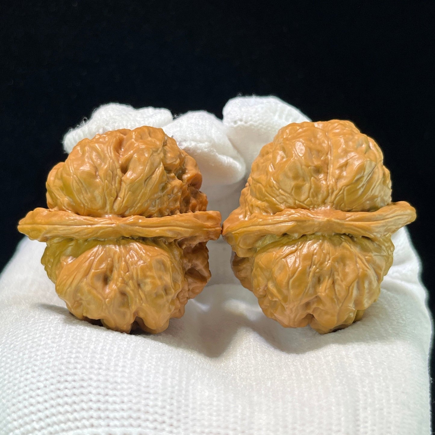 The "Horned Frog Three-Rib" (San Leng San Jiao Wa) Premium Heavy-Bone Deep-Belly Pair | 36.0mm x 38.0mm | W-1007 - ThePatinaProject