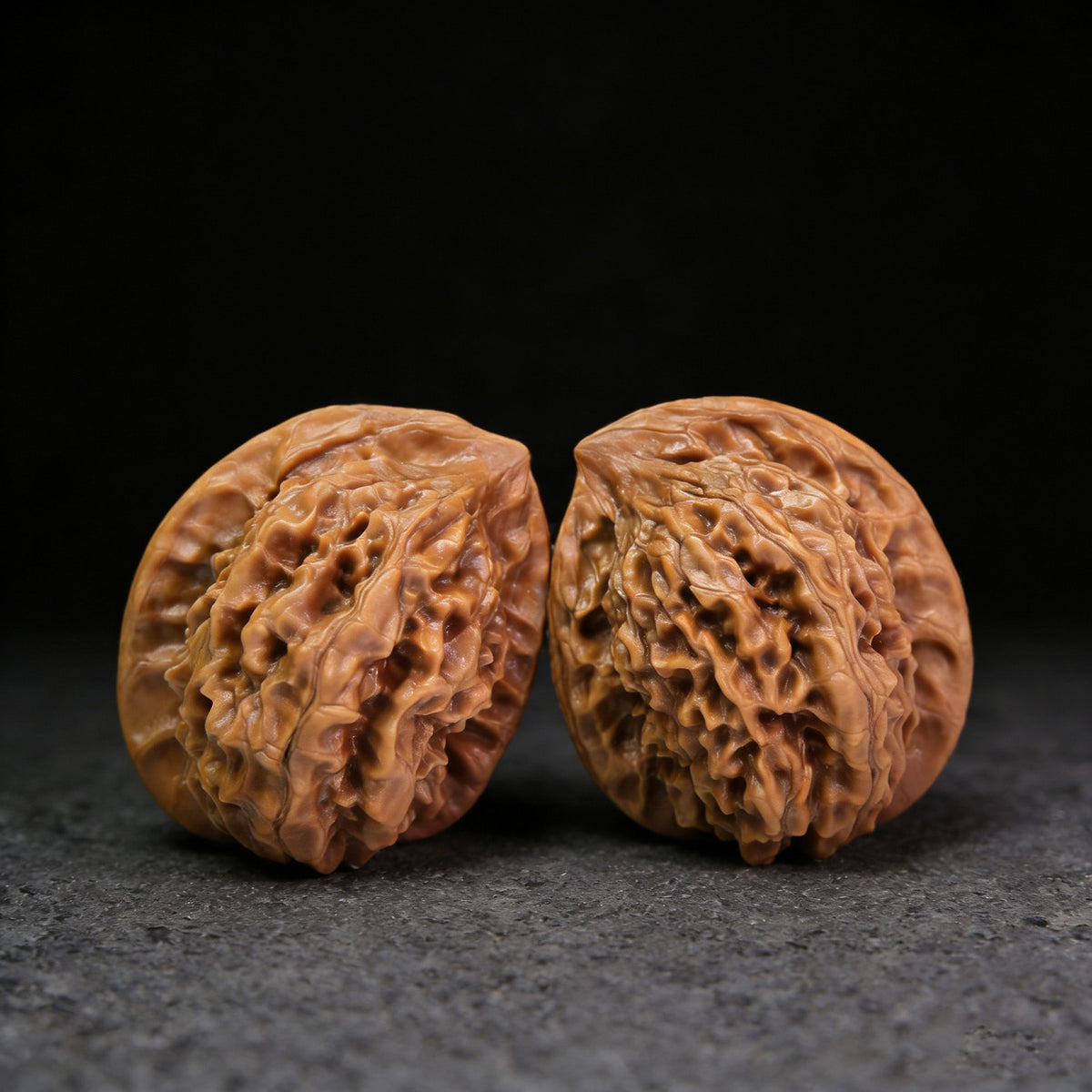 The "Horseshoe Half-Wall" (Ma Ti Ban Bi) Twin Pair | Boutique Grade | 36.0mm x 37.0mm | MTBB-401C - ThePatinaProject