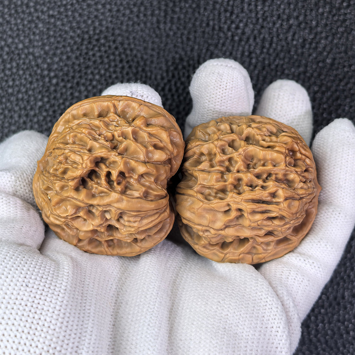 The "Hundred Longevity" (Bai Shou) Pair | 43.0mm x 39.0mm | BSSZT-01 - ThePatinaProject