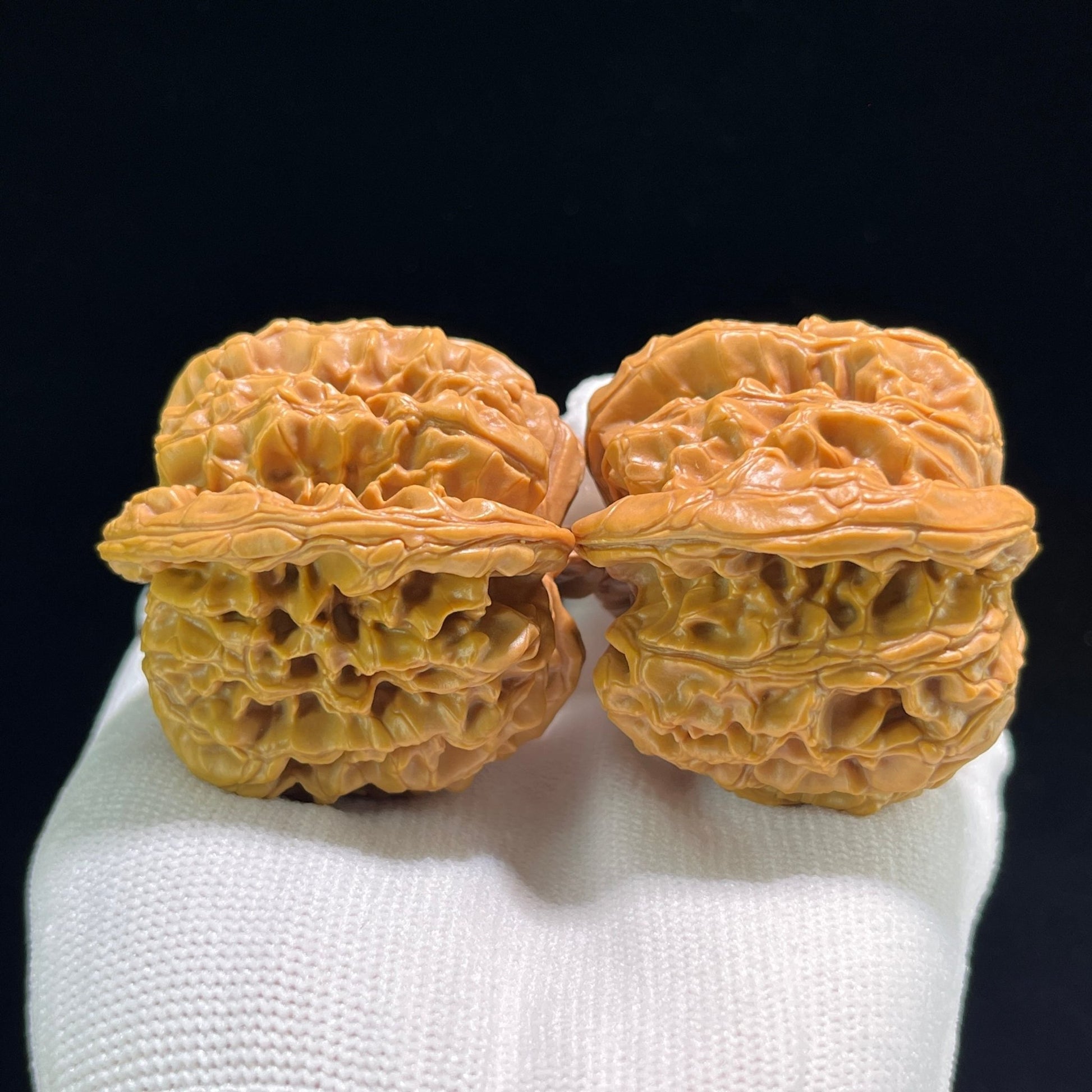 The "Hundred Longevity Lion Head" (Bai Shou Shi Zi Tou) Ultra-Giant Pair | 48.0mm x 44.0mm | BSSZT-801 - ThePatinaProject