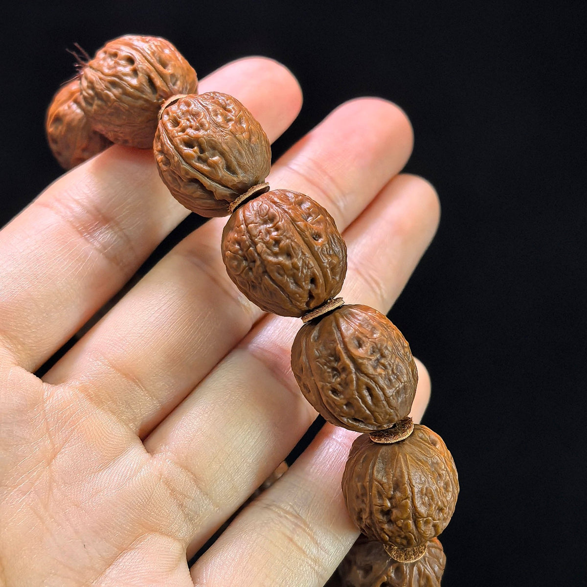 The Illustrious "Beijing Eight-Ribbed" Jingbaleng Artisan Prayer Bracelet | 12-Bead Single Strand | JBL-401E - ThePatinaProject