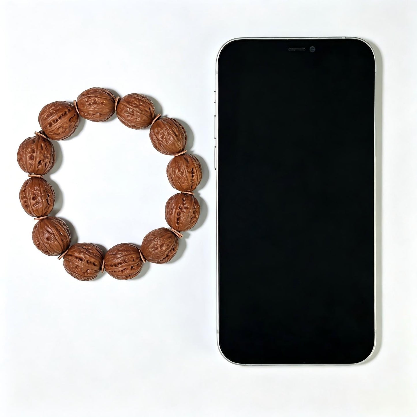 The Illustrious "Beijing Eight-Ribbed" Jingbaleng Artisan Prayer Bracelet | 12-Bead Single Strand | JBL-401E - ThePatinaProject