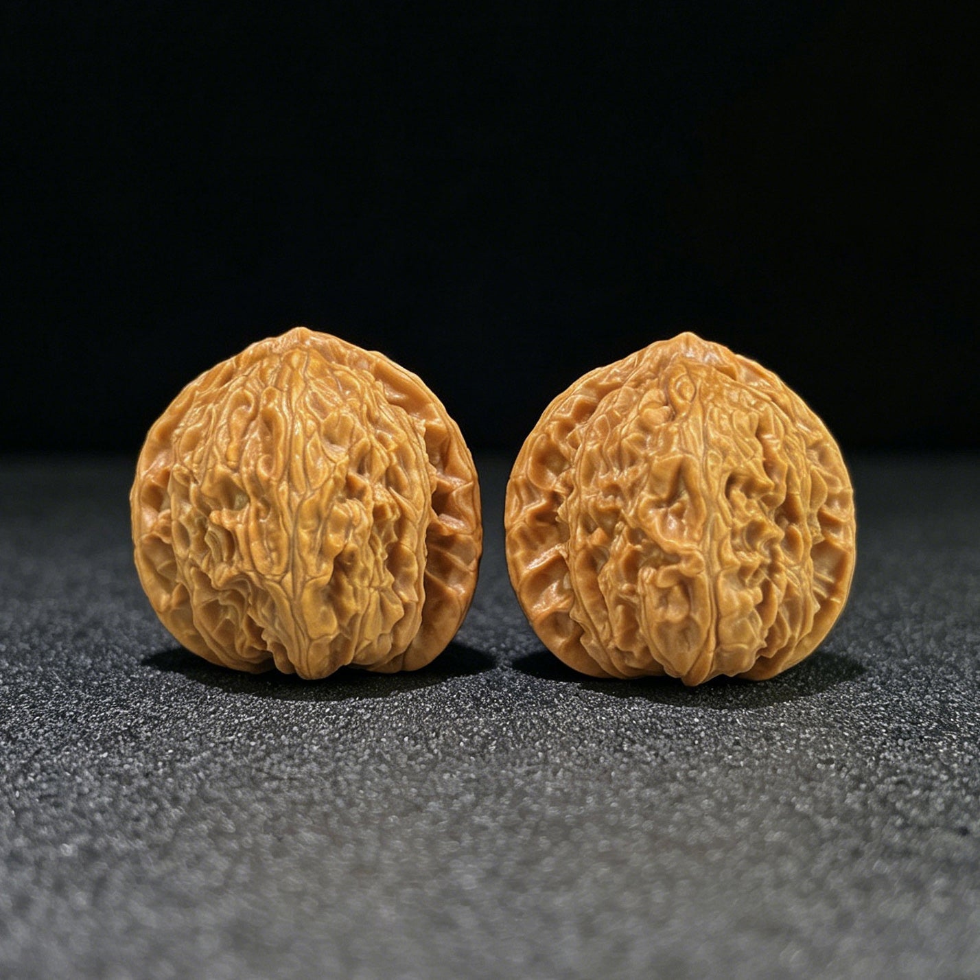 The "Imperial Alabaster" (Bai Shi Zi) Premium Miniature Scholar Walnuts | 35.0mm x 35.0mm | 1:1 Perfect Isometric Match | BSZ-1003 - ThePatinaProject