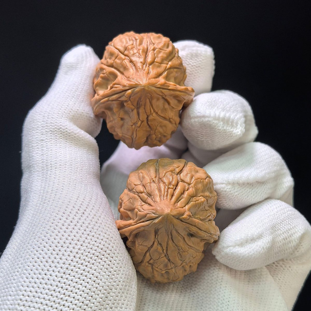The "Imperial Carapace Duck" (Gui Jia Wen Ya Zi) Miniature Finger-Twirling Pair | 30.0mm x 34.0mm | GJWZF-401E - ThePatinaProject
