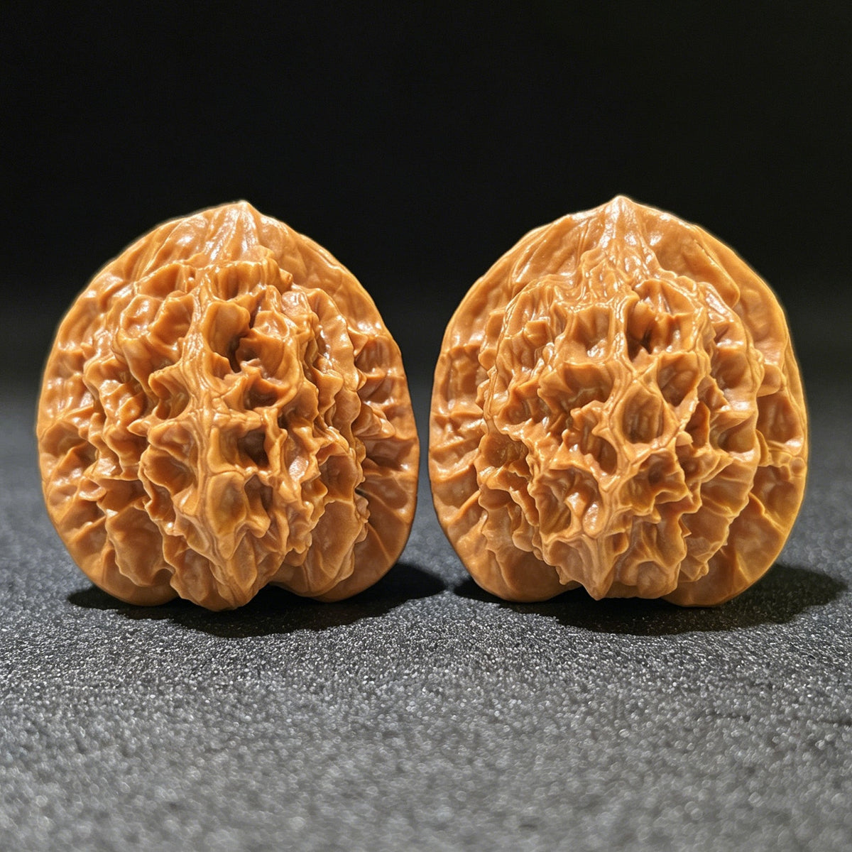 The "Imperial" (Di Wang) Premium Large-Stature Lion Head Pair | 45.0mm x 43.0mm | DW-1102 - ThePatinaProject