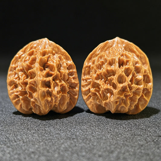 The "Imperial" (Di Wang) Premium Large-Stature Lion Head Pair | 45.0mm x 43.0mm | DW-1102 - ThePatinaProject
