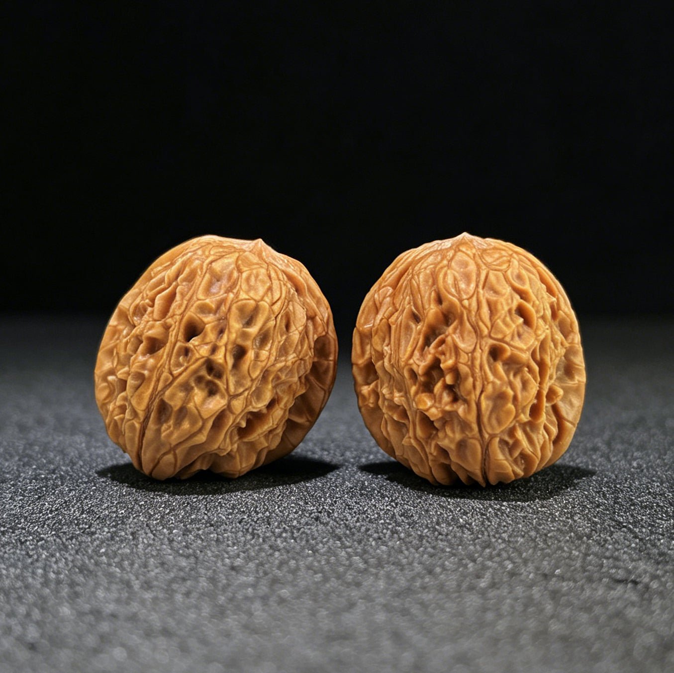 The "Imperial Dragon Pearl" (Long Zhu) Premium Miniature Scholar Walnuts | 33.0mm x 36.0mm | Deep-Belly Pocket Format | LZ-1001 - ThePatinaProject