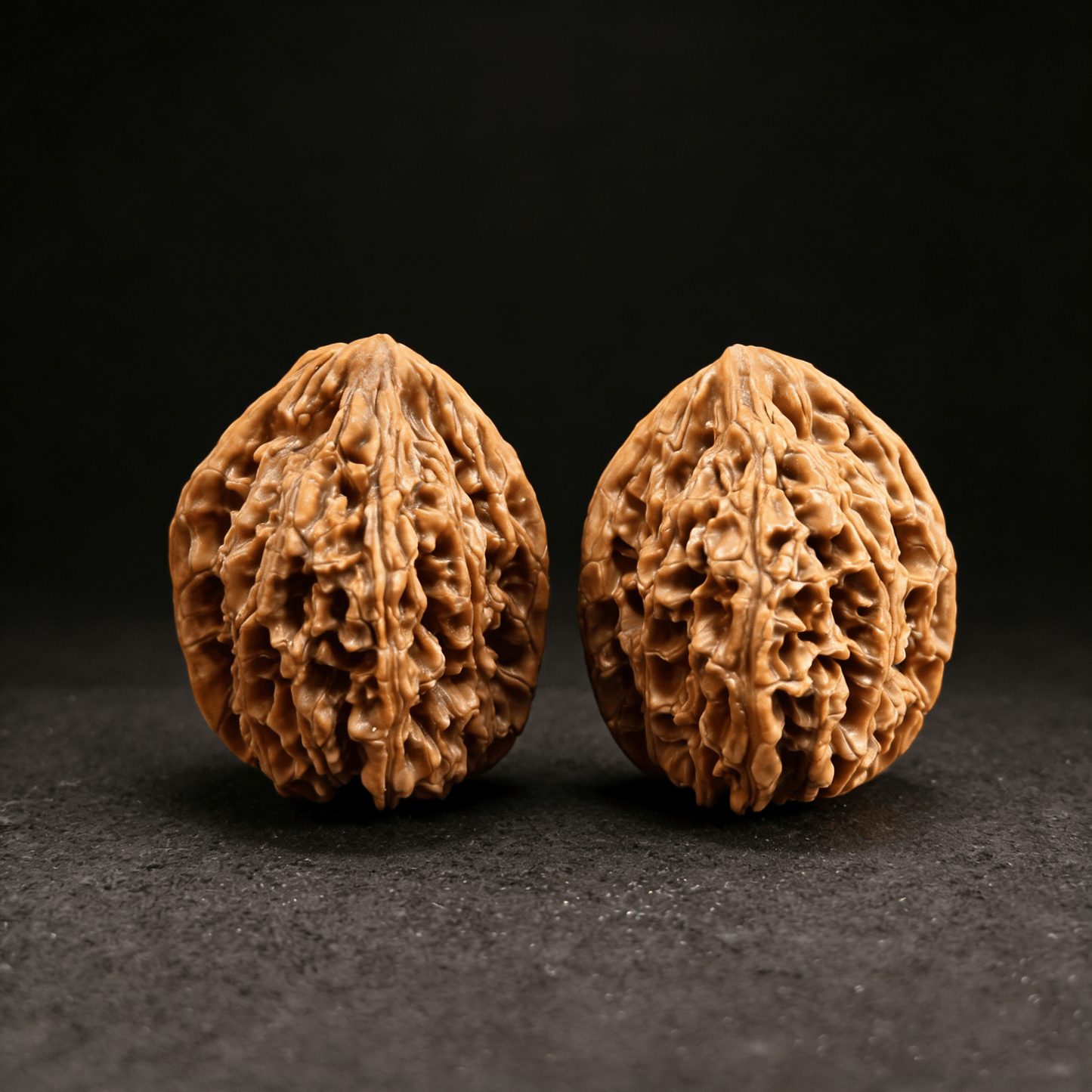The "Imperial Heart" (Shisanling Jixin) – Tall Silhouette & Deep Honeycomb Texture | 36mm Matched Pair - ThePatinaProject