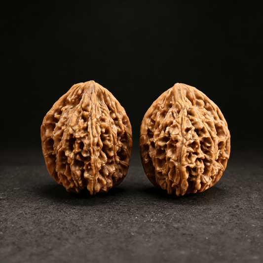The "Imperial Heart" (Shisanling Jixin) – Tall Silhouette & Deep Honeycomb Texture | 36mm Matched Pair - ThePatinaProject