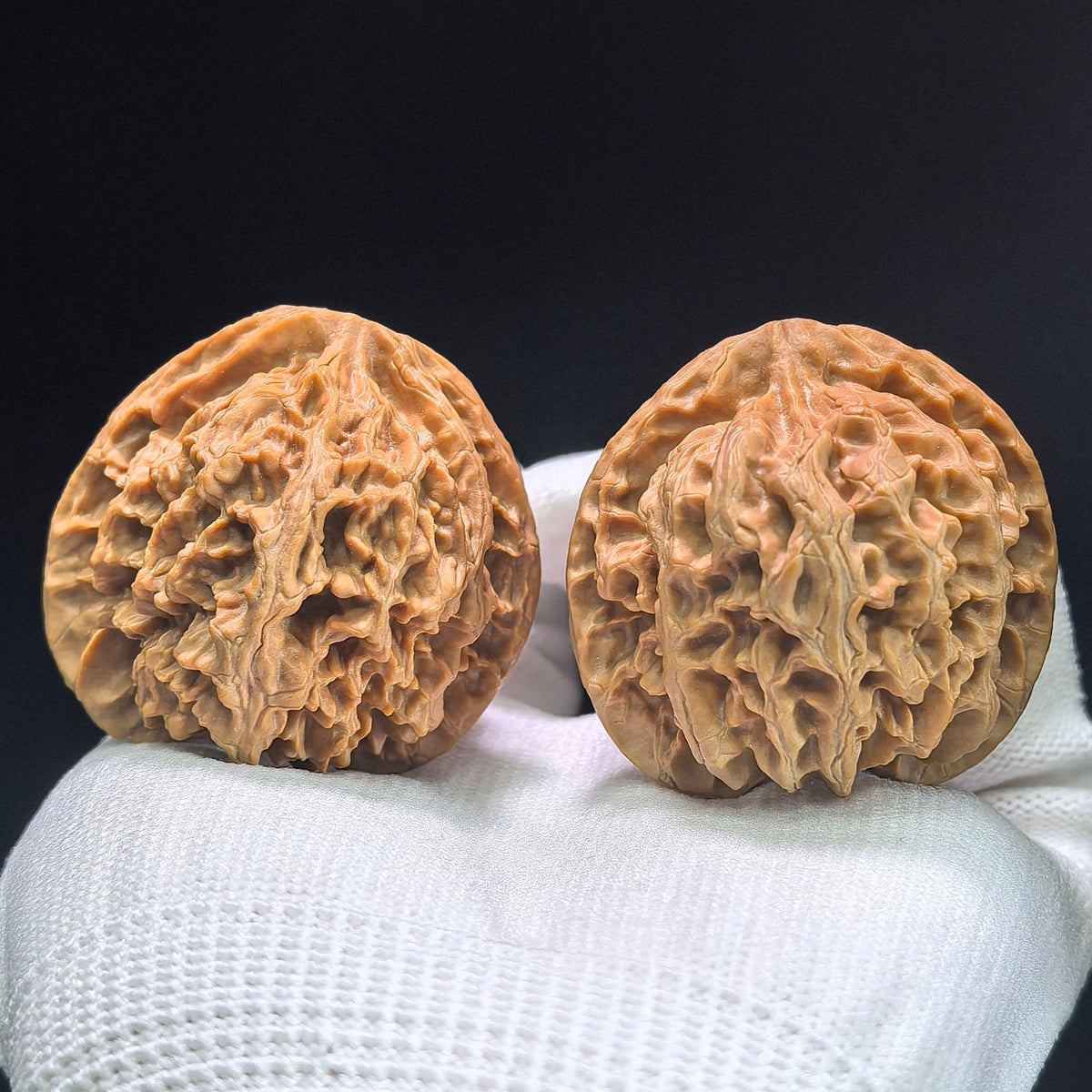 The "Imperial Orchard" (Ping Guo Yuan) Premium Symmetrical Pair | 42.0mm x 42.0mm | 1:1 Perfect Isometric Match | PGY-1403 - ThePatinaProject