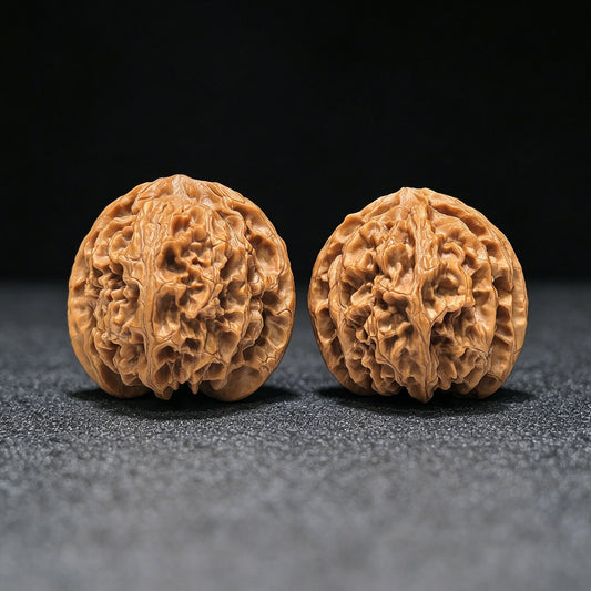 The "Imperial Orchard" (Ping Guo Yuan) Select Miniature Balanced Pair | 37.0mm x 36.0mm | Compact Shou Nian Format | PGY-1404 - ThePatinaProject