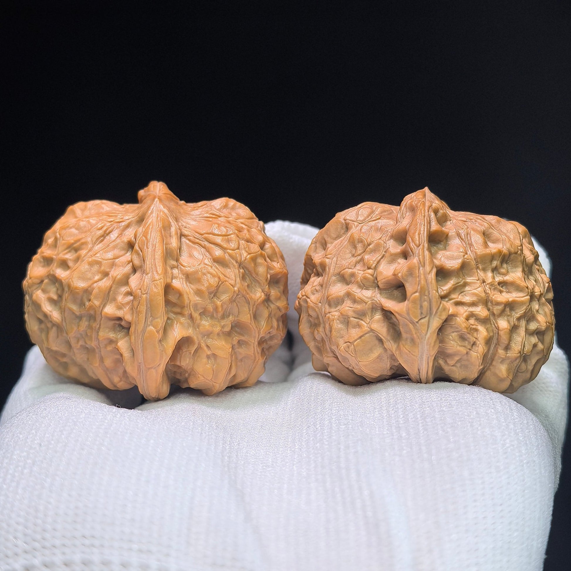 The "Imperial Pumpkin Ingot" (Nan Gua Dun) Premium Low-Profile Deep-Belly Pair | 43.0mm x 45.0mm | NGD-1403 - ThePatinaProject