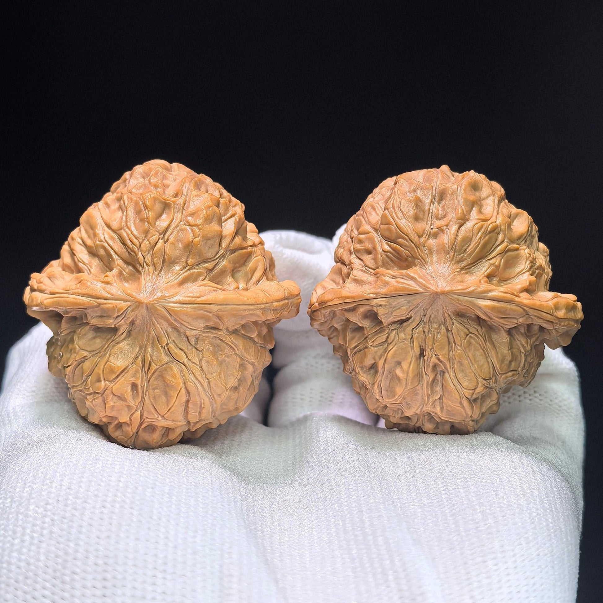 The "Imperial Pumpkin Ingot" (Nan Gua Dun) Premium Low-Profile Deep-Belly Pair | 43.0mm x 45.0mm | NGD-1403 - ThePatinaProject