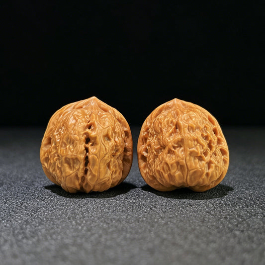 The "Imperial Red Seal" (Hong Fang Yin) Premium Miniature Ingot Pair | 34.0mm x 37.0mm | Compact Shou Nian Format | HFY-1001 - ThePatinaProject